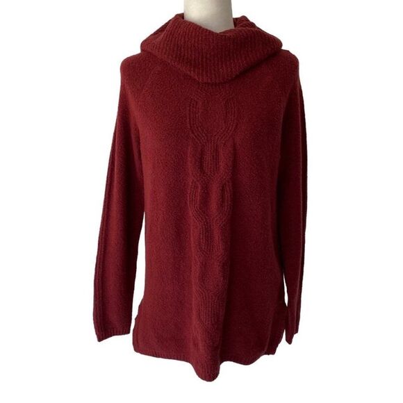 Caslon Nordstrom Red Syrah Chunky Cowl Neck Pullover Sweater SZ XS NWT - Picture 11 of 11